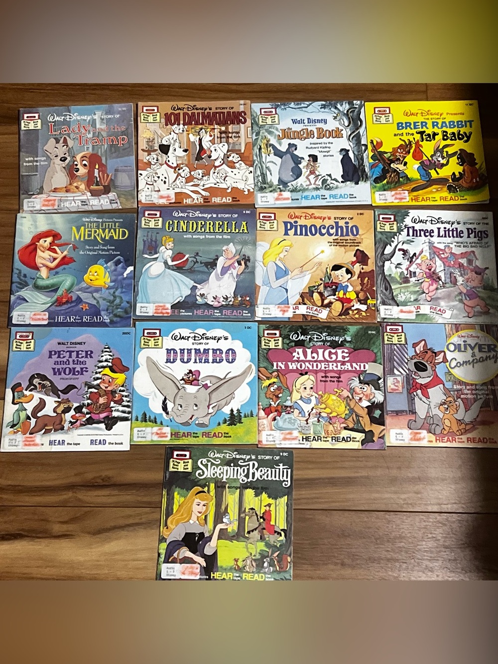 Vintage Disney Cassette Books